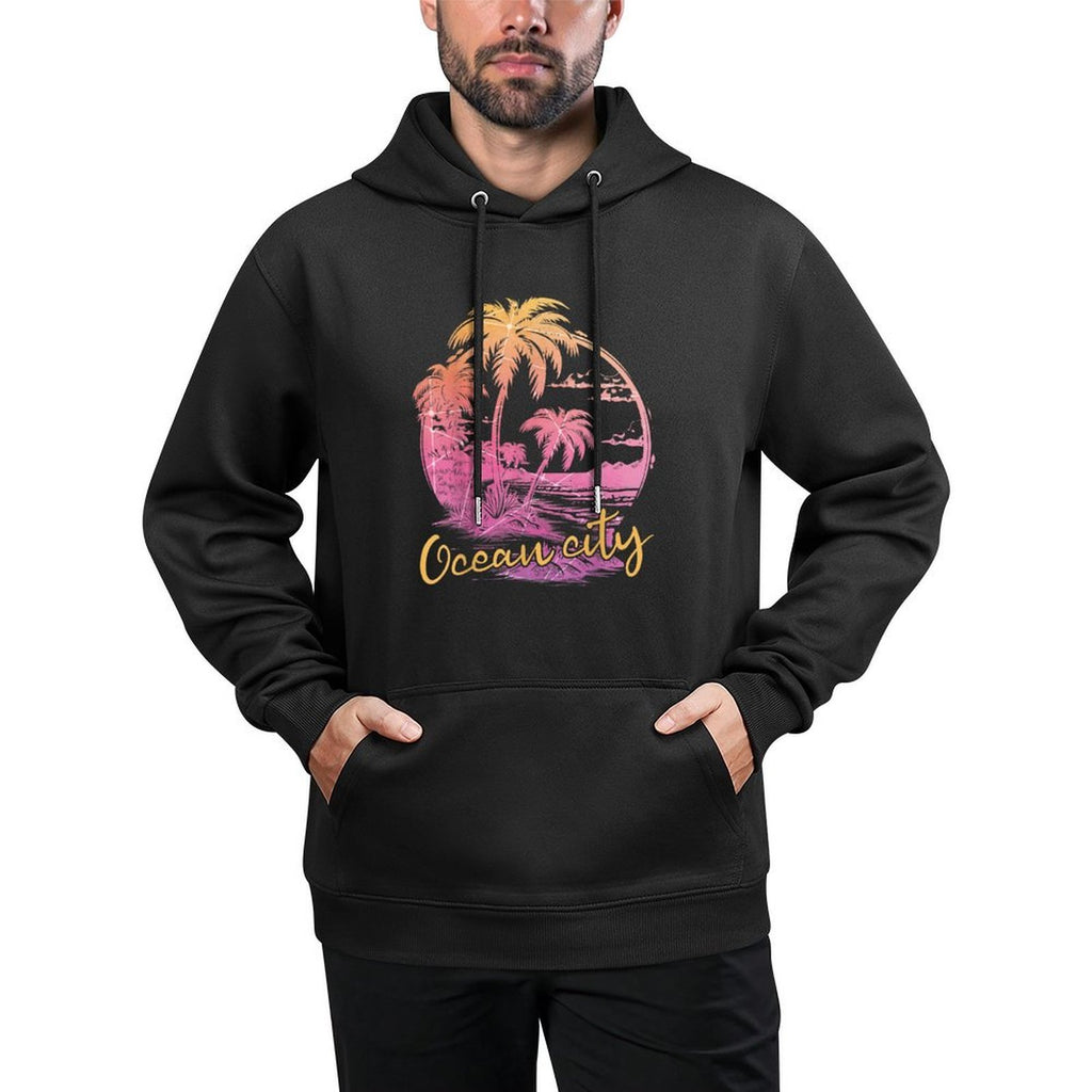 Ocean City Maryland MD  Palms Shrink-Resistant Hoodie