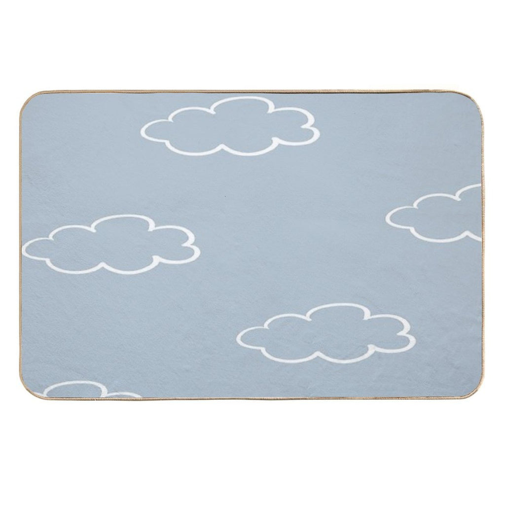 Clouds  Easy Maintenance Bath Mat