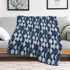 Moon Phases  Repeat Pattern Quick-dry Throw Blanket