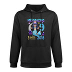 Mermaid Birthday 9 Years Old Mermaid 9th Birthday Girl Colorfast Hoodie