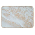 Beach Sand And Waves  Easy Maintenance Bath Mat