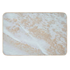 Beach Sand And Waves  Easy Maintenance Bath Mat