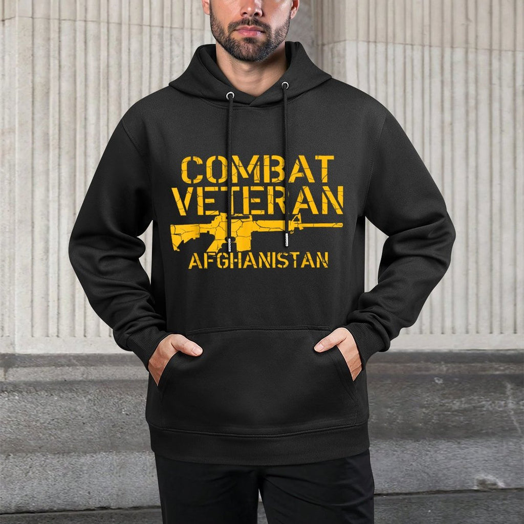 Combat Veteran Afghanistan T Moisture-Wicking Hoodie