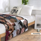 Daniel Sharman Photo Collage Gift-ready Throw Blanket