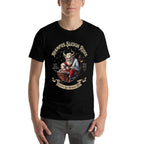 Funny Vintage Krampus Sleigh Rides Spooky Christmas Season  Graphic-printed T-Shirt