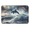 Storm Dolphin  Odorless Bath Mat