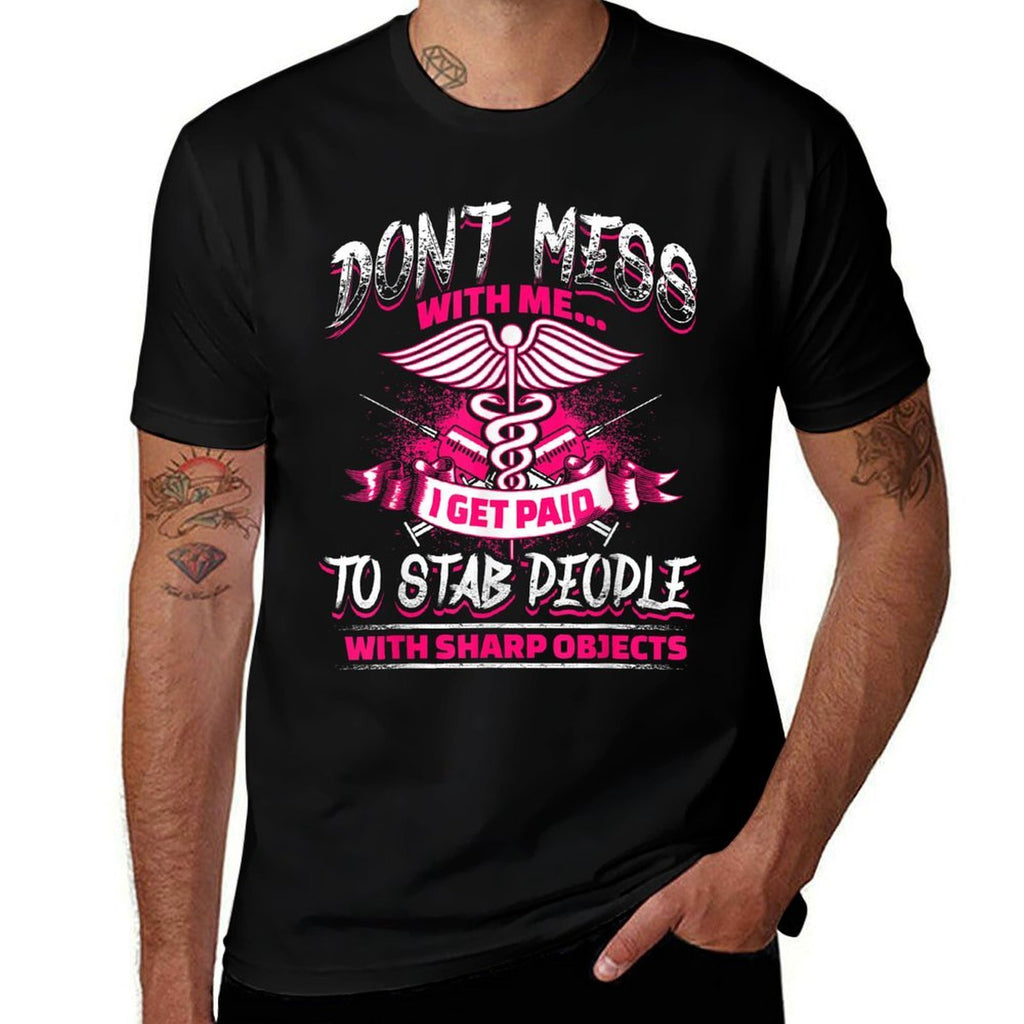 STAB PEOPLE Funny Nurses Nursing RN LVN  Classic T-Shirt