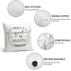 There's A Great Big Beautiful Tomorrow Soft Home Decor Throw Pillow