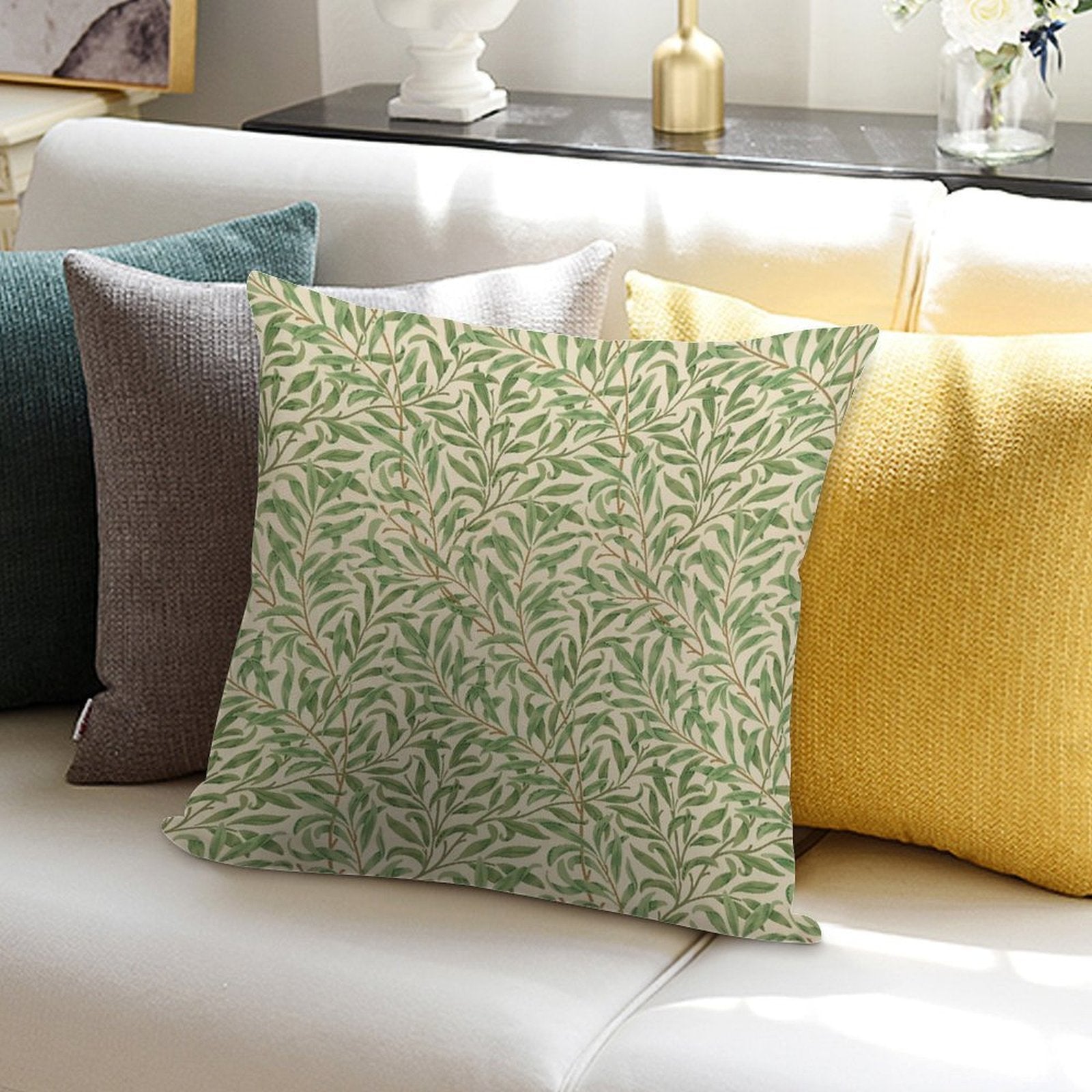 Willow Boughs Soft Gift Ready Throw Pillow