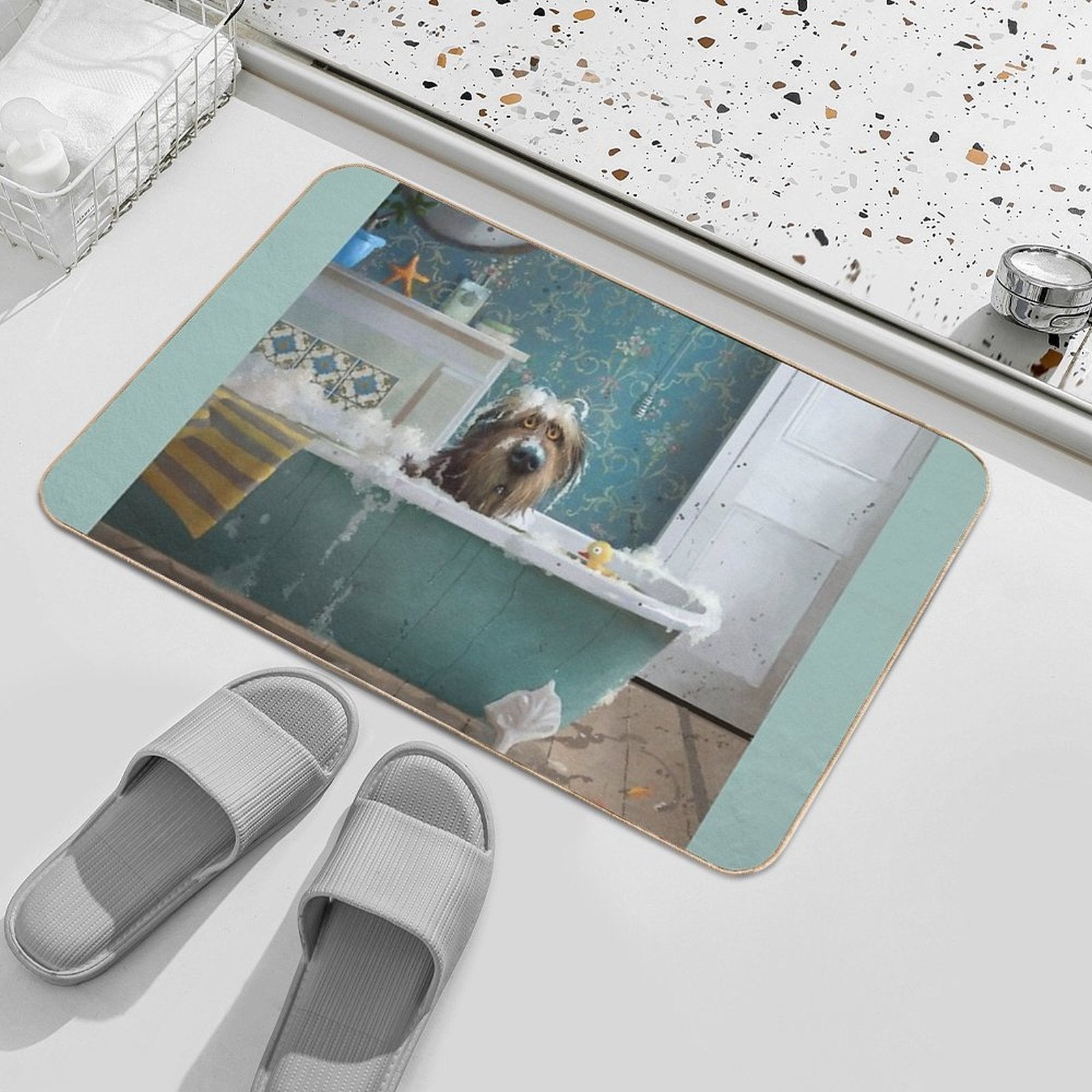 Bathtime  Dirt-Trapping Bath Mat