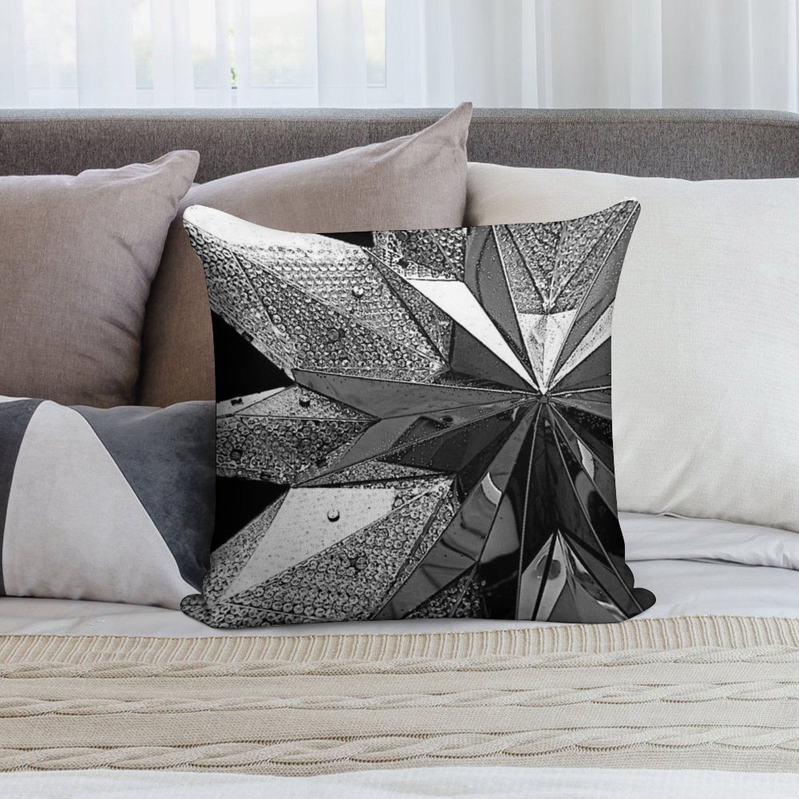 Swarovski Star Soft Skin-Friendly Throw Pillow