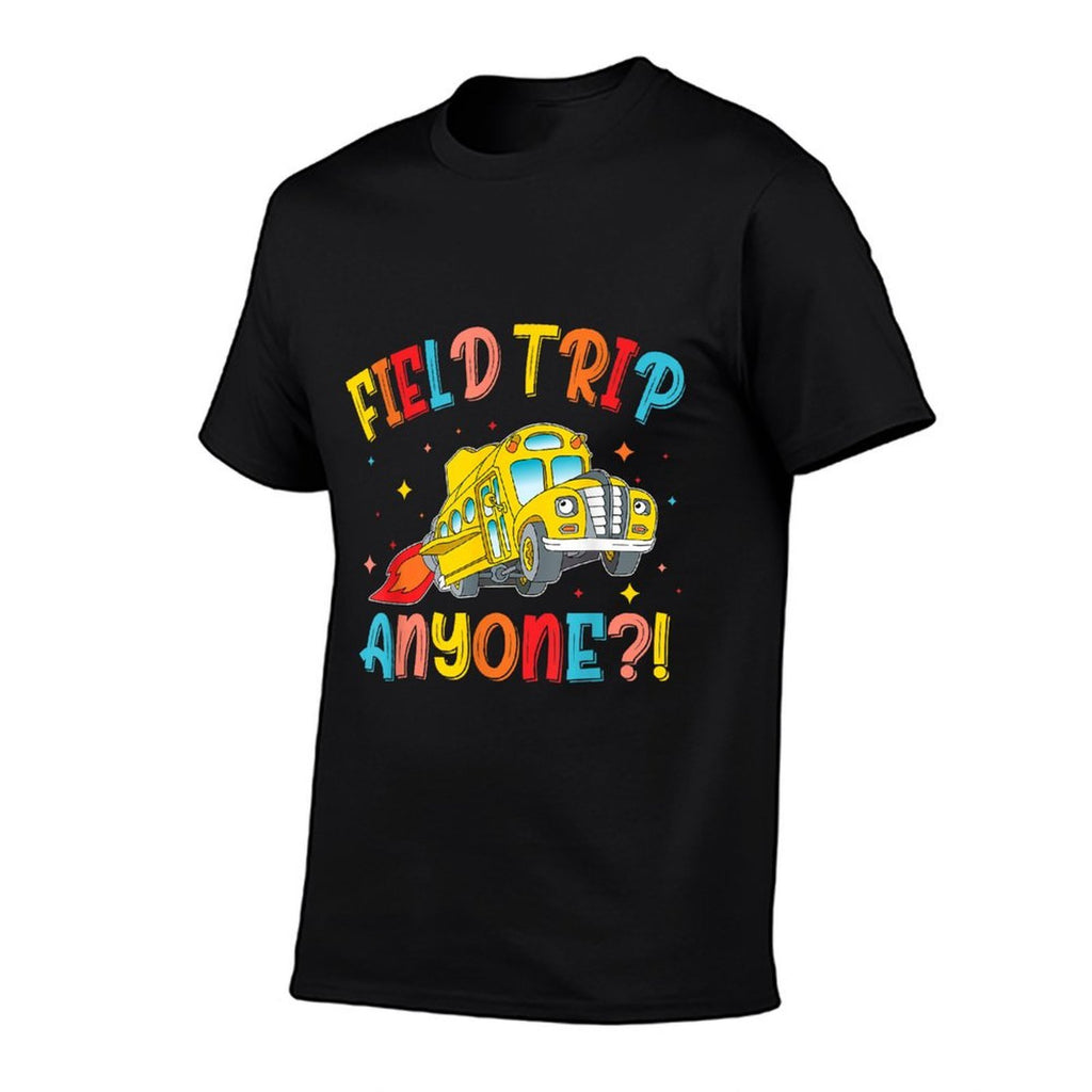 Field Trip Anyone School Trips Field Day 2025 Teachers Kids  Oversized Silhouette T-Shirt