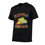 Field Trip Anyone School Trips Field Day 2025 Teachers Kids  Oversized Silhouette T-Shirt