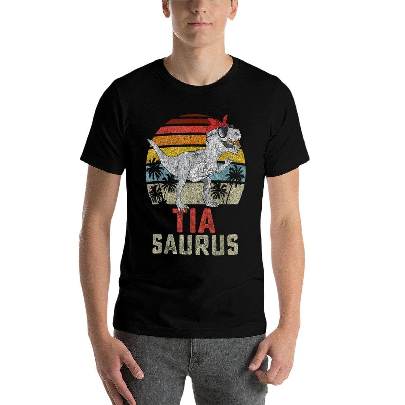 Tiasaurus T Rex Dinosaur Tia Saurus Family Matching  Versatile T-Shirt