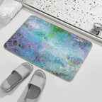 Water Lilies  Easy Maintenance Bath Mat