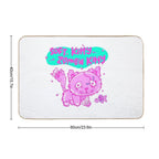 ZOMBIE KITTY  Eco-Friendly Bath Mat