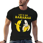 Kids Banana Funny Costume Lets Go Bananas Cute Boys Girls  Heathered Texture T-Shirt