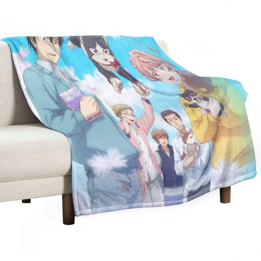 My Roommate Is A Cat Quick-dry Throw Blanket