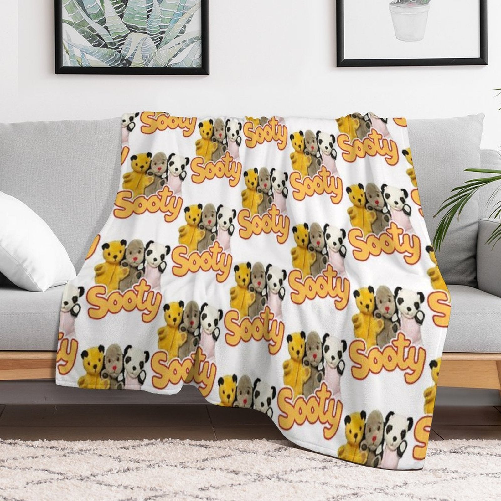 Sooty And Sweep Lightweight Throw Blanket