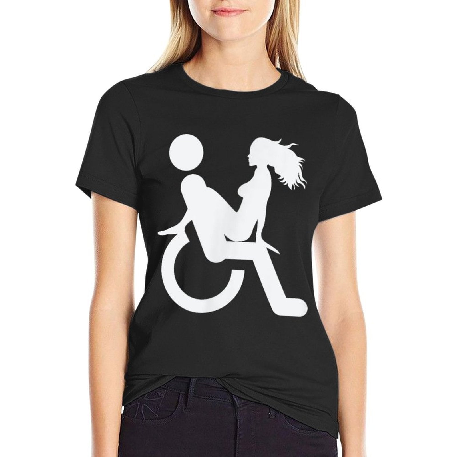 Funny Wheelchair Tshirt Gift Handicap People With Humor  Vintage-inspired T-Shirt