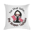 The Reaper Cushions Soft Hidden Zipper Throw Pillow