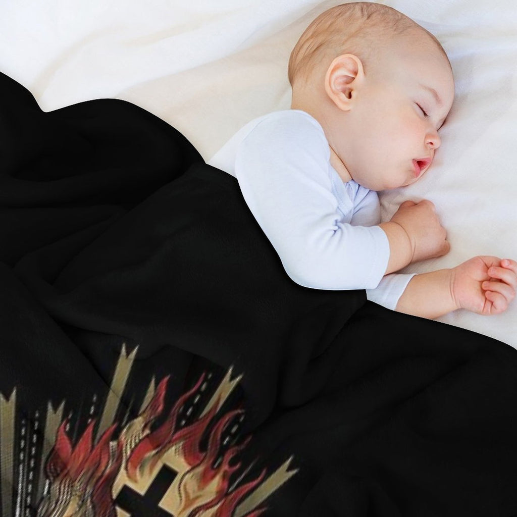 Sacred Heart of Jesus Christ Travel-friendly Throw Blanket