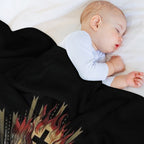 Sacred Heart of Jesus Christ Travel-friendly Throw Blanket