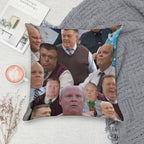 Hitchcock And Scully Collage Soft Multiple Sizes Throw Pillow