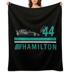 Lewis Hamilton Compact Throw Blanket