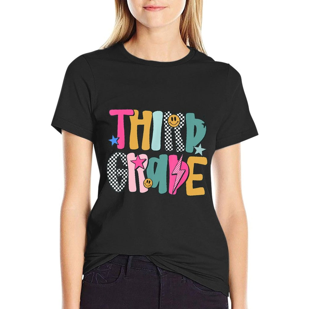 Third Grade Happy First Day Of School Funny Back To School  Soft T-Shirt