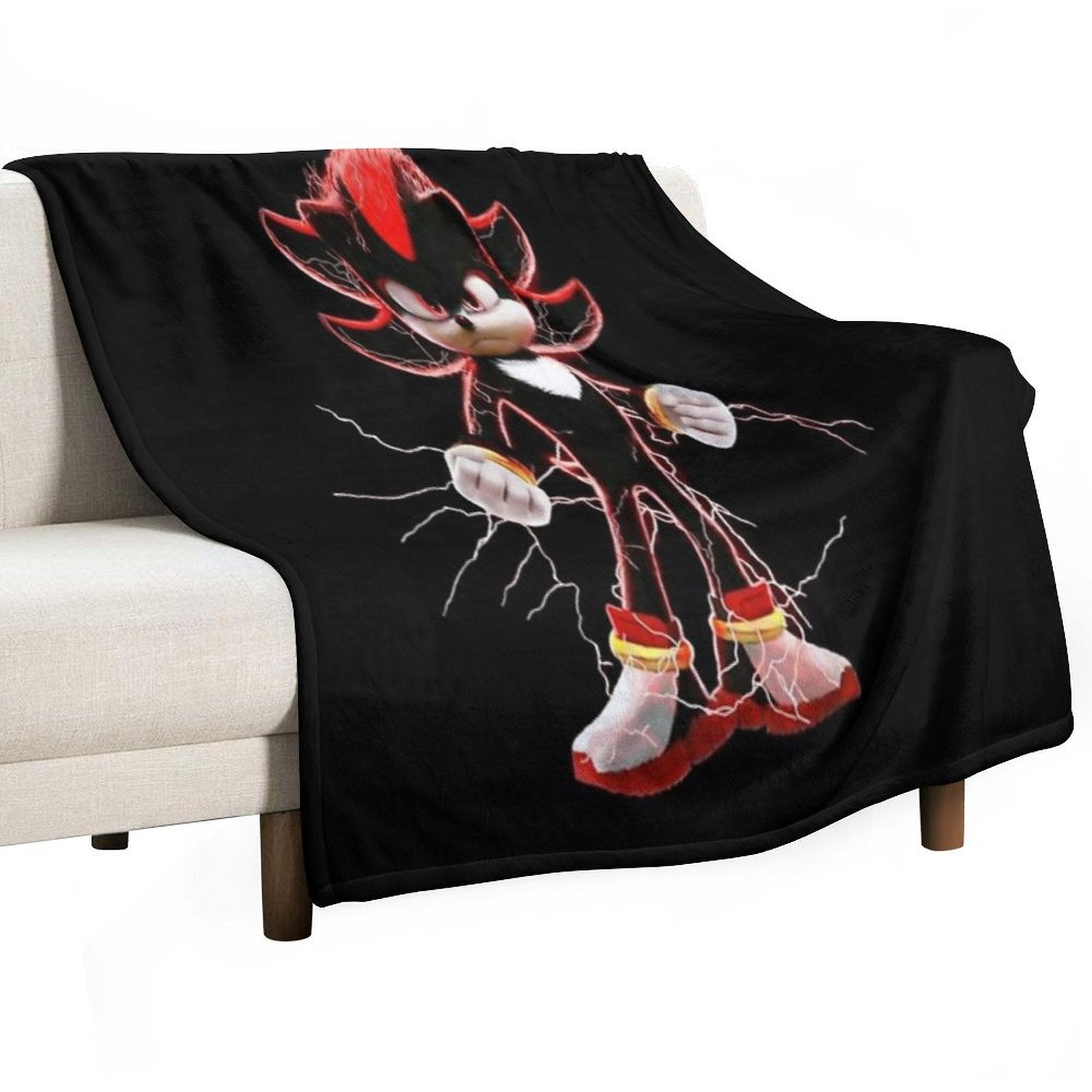 Shadow The Hedgehog Compact Throw Blanket