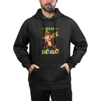 Its My 21st Birthday Monkey Kangaroo Pocket Hoodie