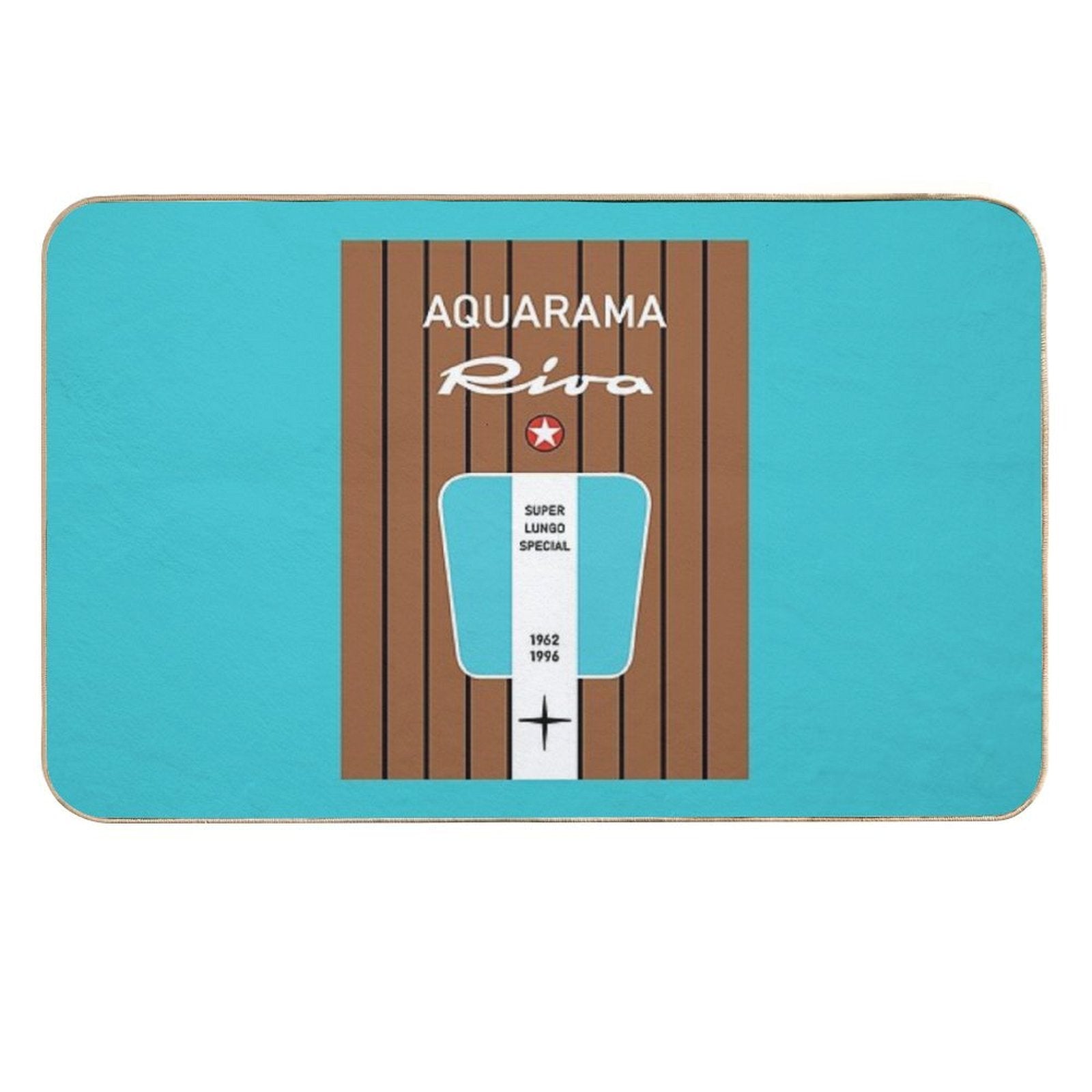 Riva Aquarama Yacht Lake Como Cannes Monaco Saint-Tropez Capri  Slip-Resistant Bath Mat