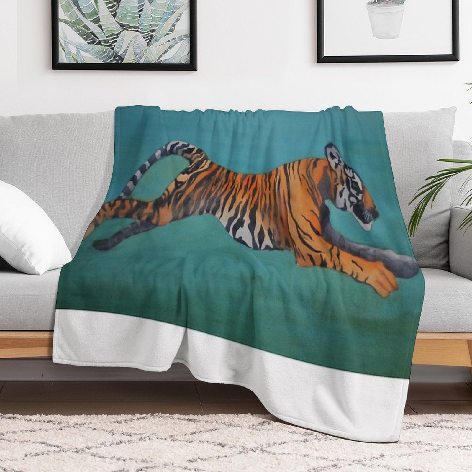 Tiger Multi-functional Throw Blanket