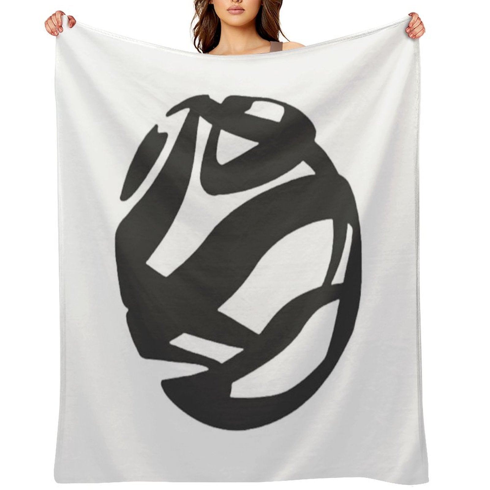 TravelOAZ Monochromatic Pantone Big Size Icon Anti-pilling Throw Blanket