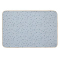 Blue Dots And Stars  Non-Slip Bath Mat