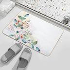 Ffloral  Soft Colors Durable Bath Mat