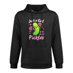 Just A Girl Who Loves Pickles Funny Toddler Pickle Costume All-Day Comfort Hoodie