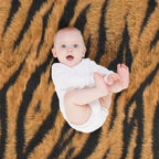 Tiger Stripe Cover Plush Throw Blanket