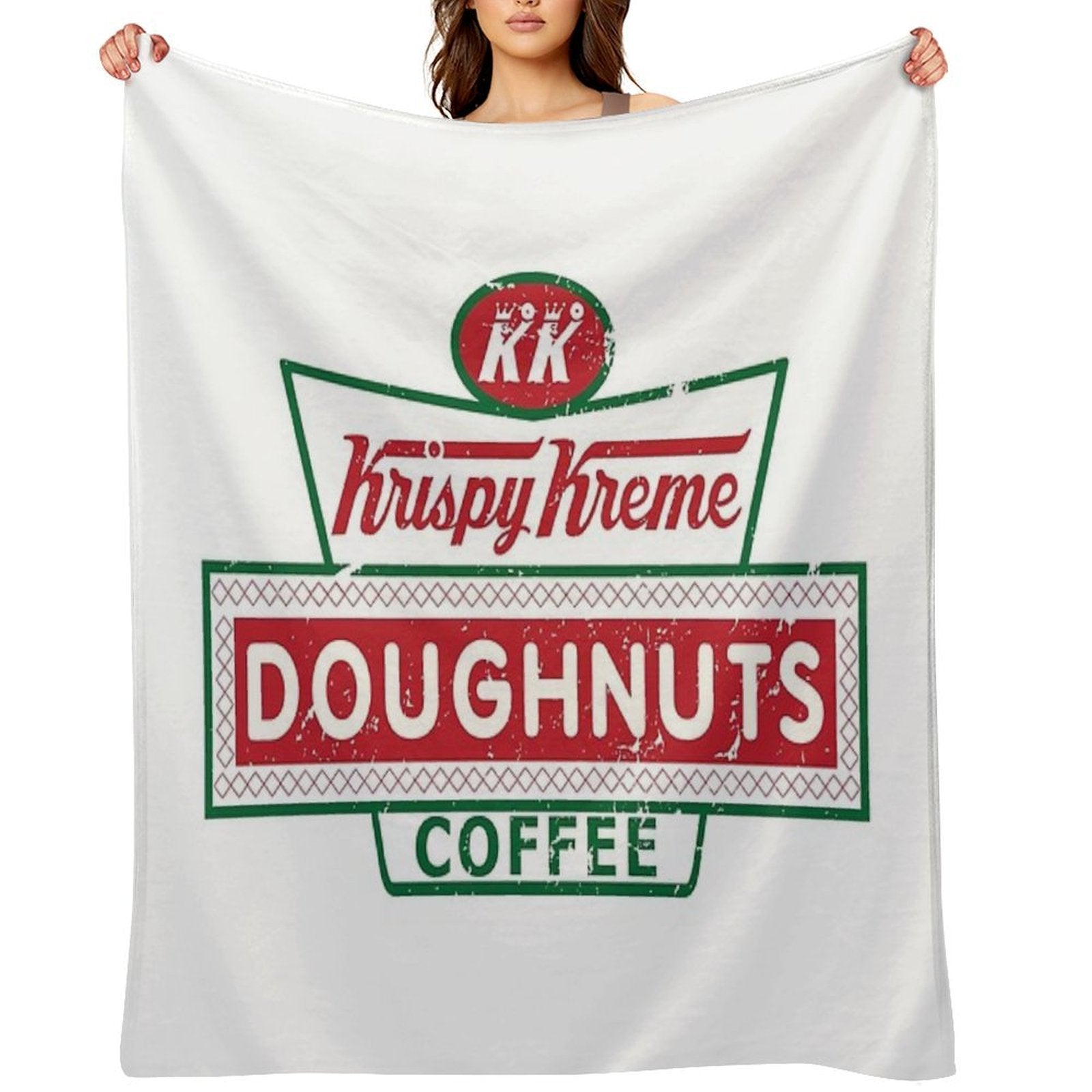 Neon Betta Krispy Kreme AFans Out Wrinkle-free Throw Blanket