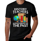 Funny History Teacher Design For Men Women Social Studies  Heathered Texture T-Shirt