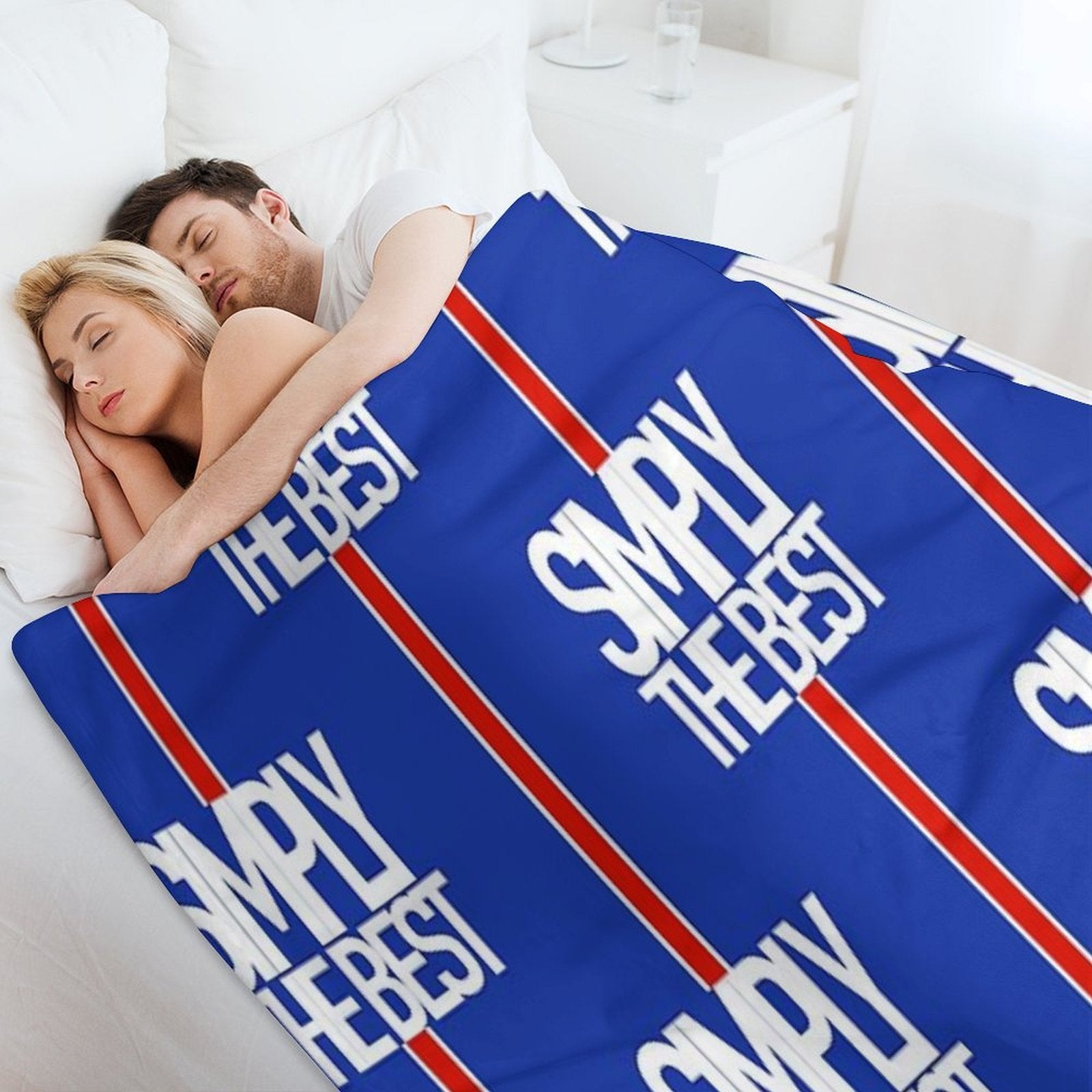 Rangers Fc Simply The Best Design Anti-pilling Throw Blanket