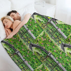 Secret Garden Entrance All-season Throw Blanket