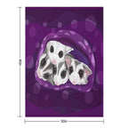 Adorable Sugar Glider Digital Artwork, Cuddle Gliders Wrinkle-free Throw Blanket