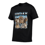 Funny Hyrax Oddly Specific Meme Gift And Apparel Unisex-Adults Retro Black Hyrax Vintage Ugly Funny Meme Retro Animal  Lightweight T-Shirt