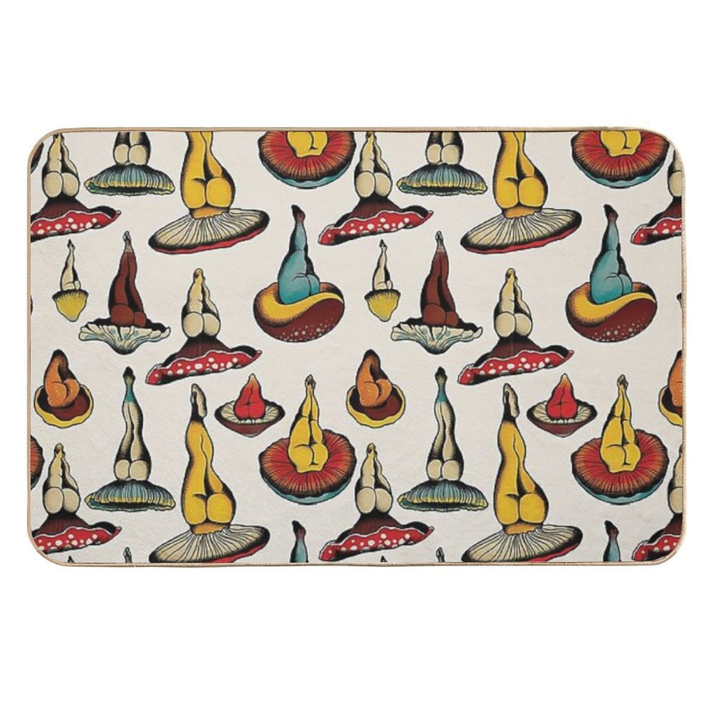 Funny Sexy Mushroom  Odorless Bath Mat