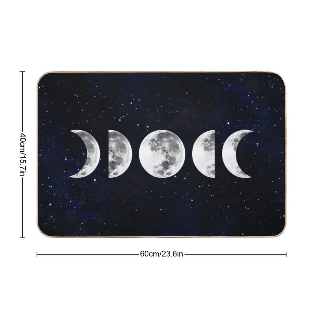 Phases of The Moon Galaxy  Multi-Purpose Bath Mat