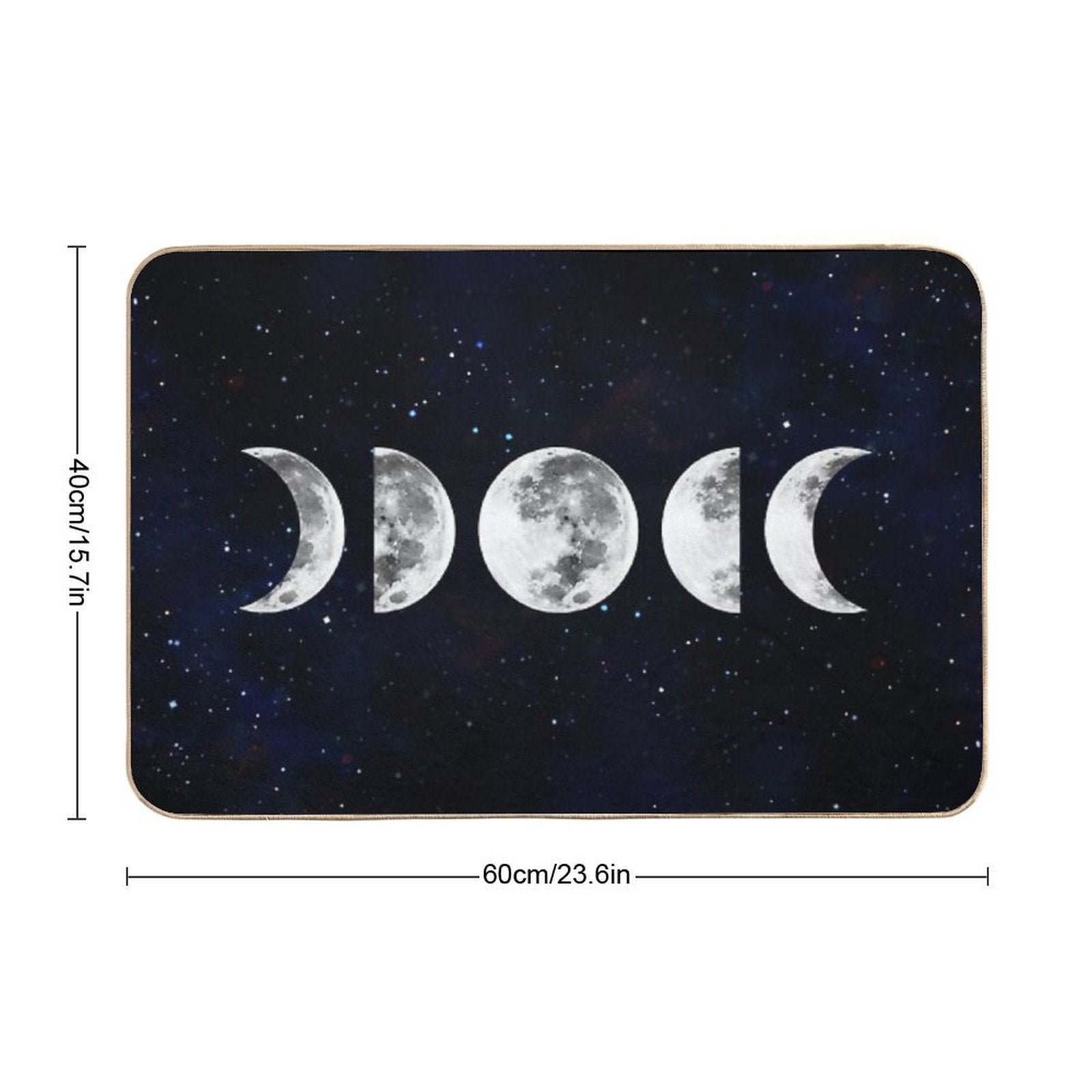 Phases of The Moon Galaxy  Multi-Purpose Bath Mat