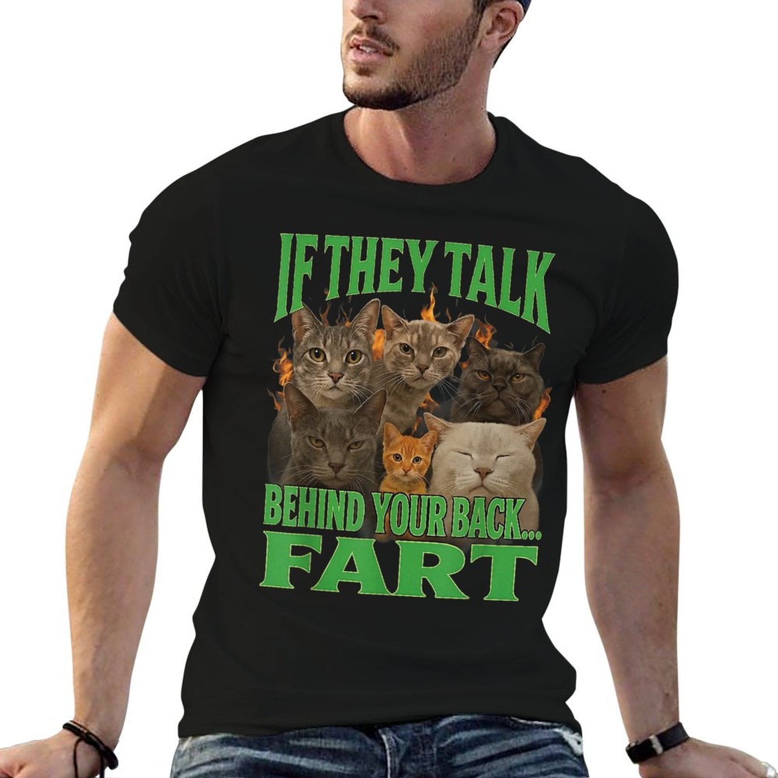 Meme If They Talk Behind Your Back Fart Oddly Specific Funny  Lightweight T-Shirt
