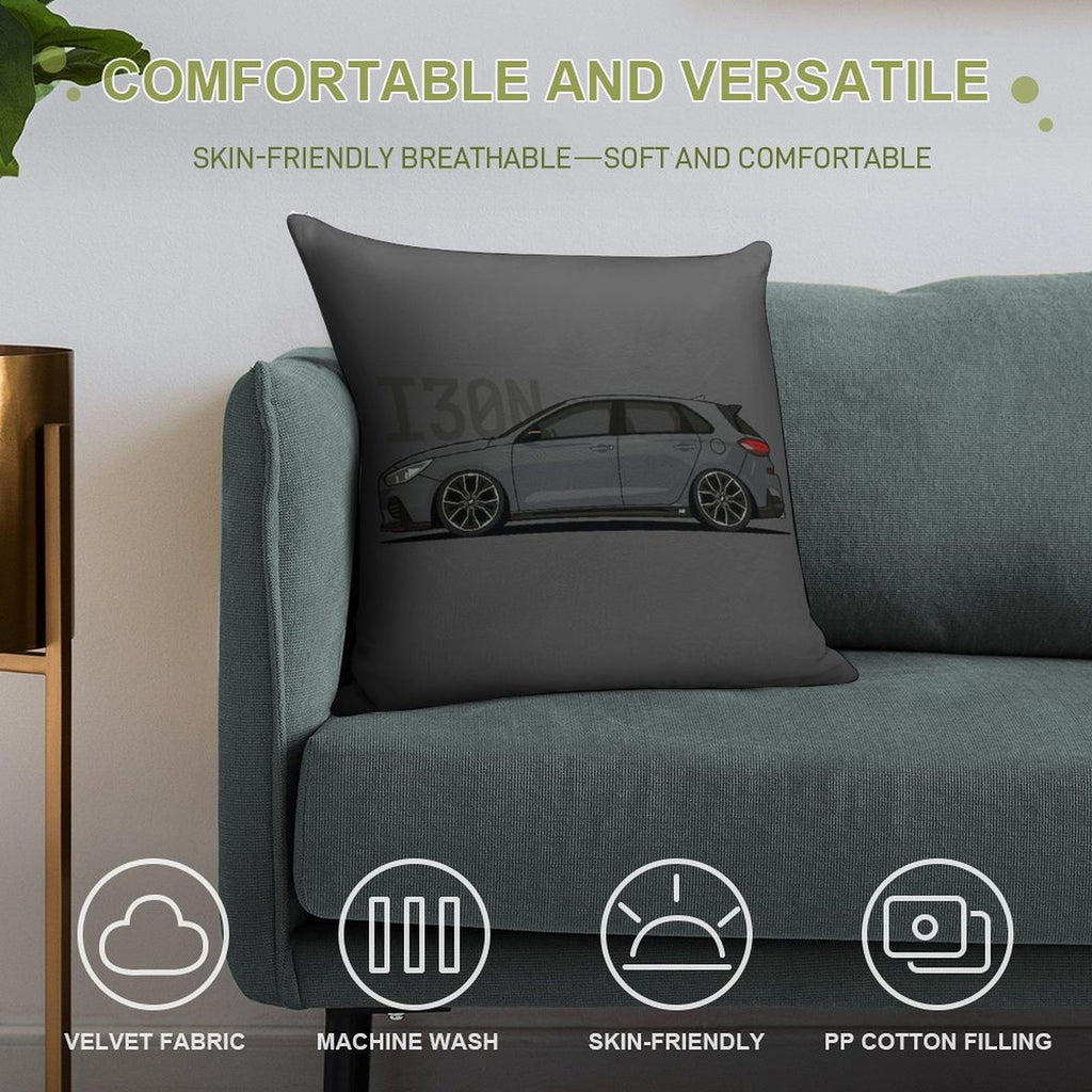 Hyundai I30N Soft Gift Ready Throw Pillow